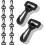 12Pcs Plastic Swivel Hooks for Purses,Keychains and Lanyards, Durable-Webbing Plastic Buckle for DIY Crafts Replacements 1