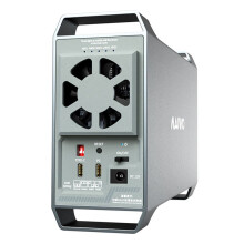MAIWO 10Gbps Dual Bay 3.5 Pollici Custodia per Disco Rigido Esterno con 4 A Temperatura Controllata Intelligente per HDD da 2.5/3.5 Pollici (UE)