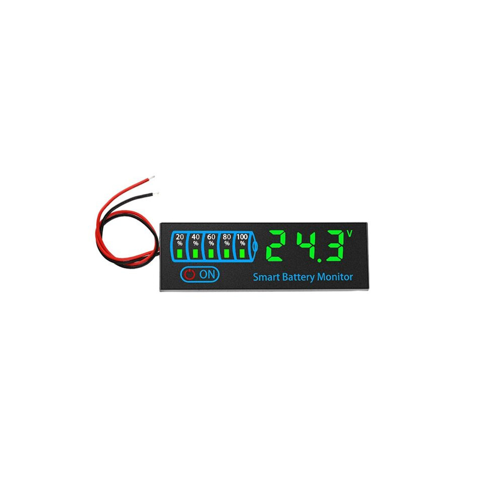 18650 Li-Ion Lipo Lithium Test 7-55V Acid Battery Level Indicator Tester Leddisplay Meter Module Capacity Voltagemeter,B 4711758997882