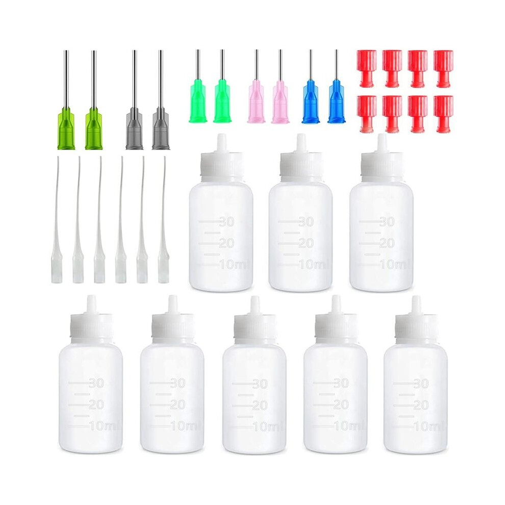 30Milliliter Precision Applicator Bottle With Blunt Tip Needle-And Cap, Glue Applications, Acrylic Painting 6031192244556