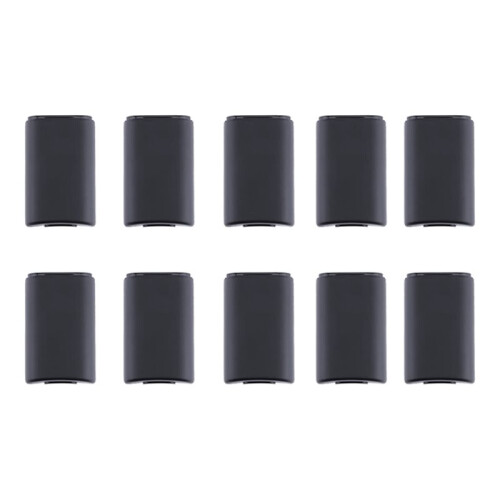 10pcs Battery Back Cover for  360 Controller Replacement Battery Case Covers for Xbox360 Wireless Gamepad Black