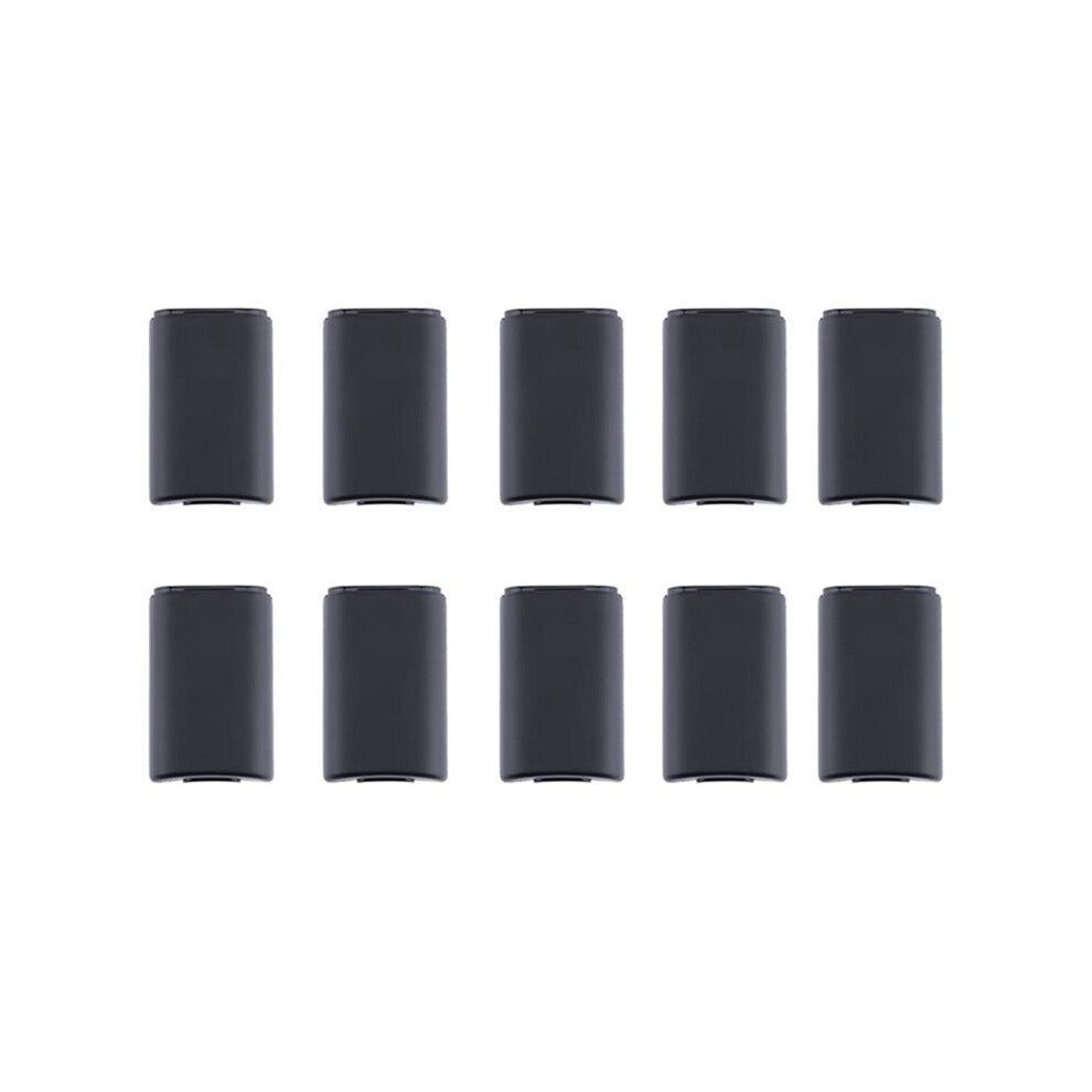 10Pcs Battery Back Cover For 360 Controller Replacement Battery Case Covers For Xbox360 Wireless Gamepad Black 4712591307944