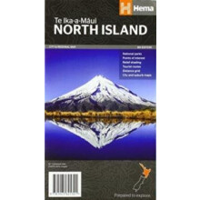 North Island New Zealand Map Other Book