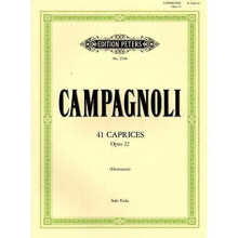 41 Caprices Op.22 for Solo Viola Other Book