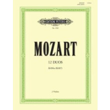 12 Duos for 2 Horns K487 496a Transcribed for 2 Violins Other Book