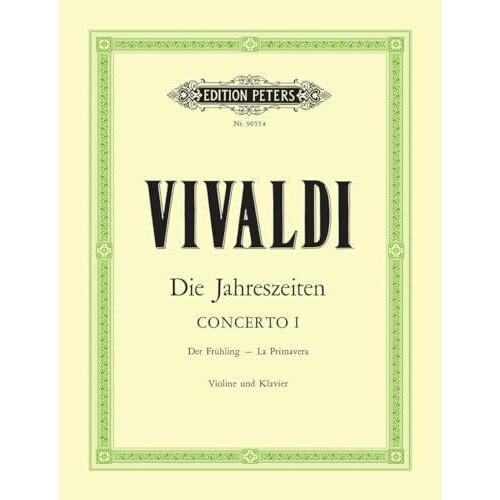 Violin Concerto in E Op. 8 No. 1 Spring Other Book