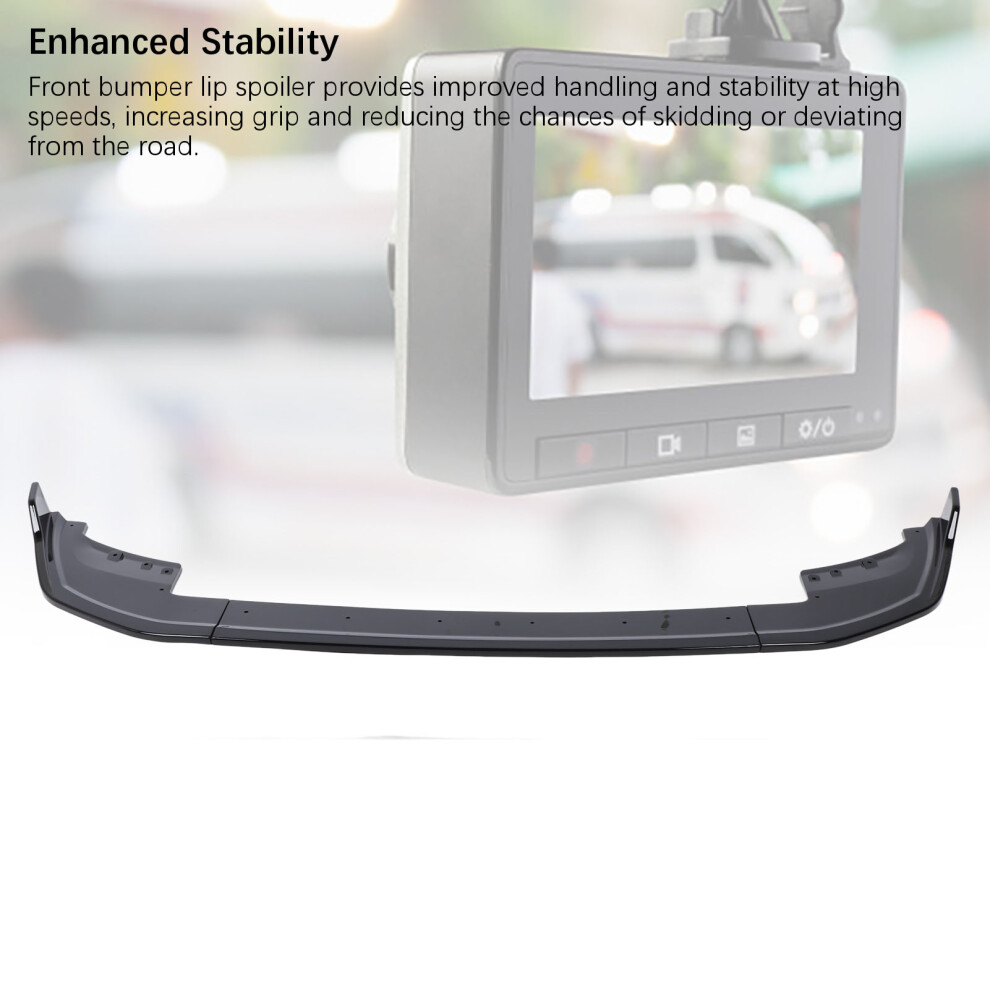 3 Part Front Bumper Lip Spoiler Abs For X2 U10 7444352510603