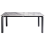 Beliani Garden Dining Table FELETTO 180 cm 90 cm Stone Grey Marble 6