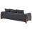 Beliani Sofa 3 Seater VINLIDEN Black 3