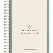 ESV SpiralBound Journaling Bible Poetry Hardcover Book