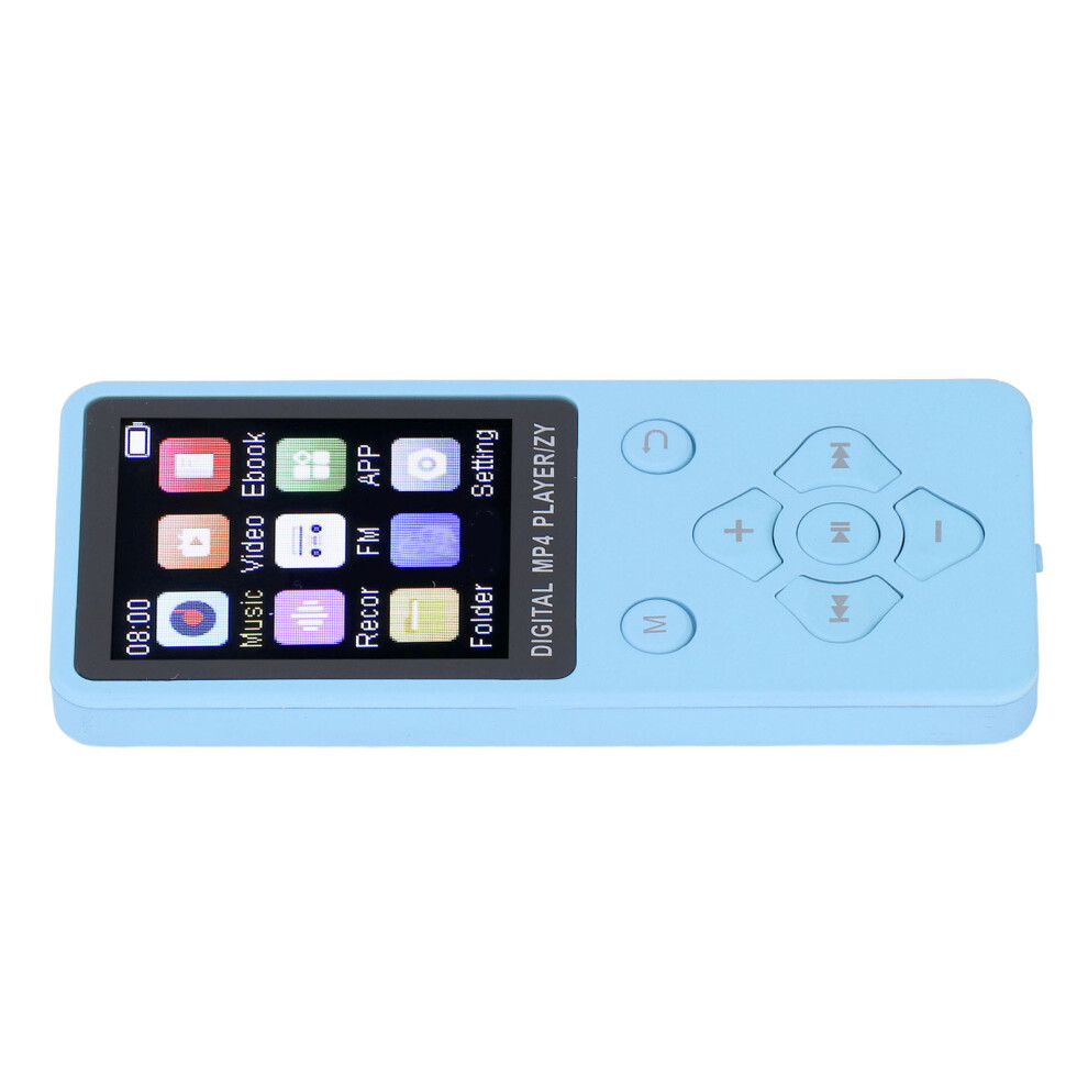 1.8In Color Screen Mp3 Player 16Gb With Bt 5.0 And Hifi Sound Blue 4921384421082