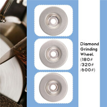 3 StüCke 56Mm Diamant 180/320/600 Schleifen Scheibe Kreis Scheibe für Elektrische Multifunktions SchäRfer Schleifen Maschine SchäRfen