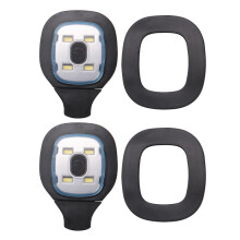 2 Stuks USB Oplaadbaar Licht voor LED-Beanie Hoed, Vervangbare Koplampdop DIY Hoed Licht voor Mannen en Vrouwen