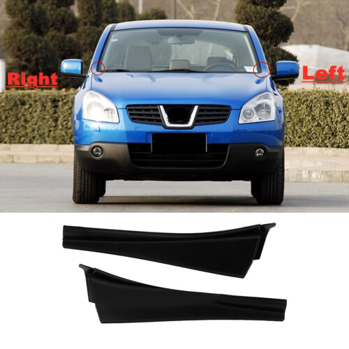 Car Front Windshield Wiper Side Trim Cover Front  Cover for  Qashqai 2008-2015