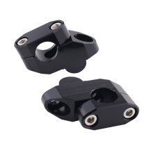 Motorcycle Handlebar Mount Risers for V-Strom 250 650 DL650 V-Strom 1000 DL1000 2002-2019 22mm 7/8 inch(Black)