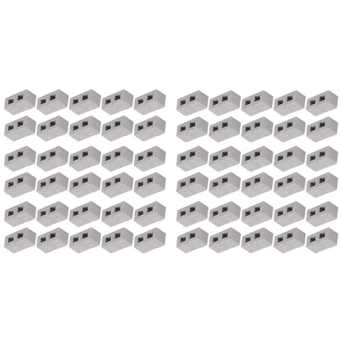 60 Packs Cinder Blocks 1/12 Scale  Bricks Concrete Miniature Bricks Tiny Landscaping Dollhouse Accessories