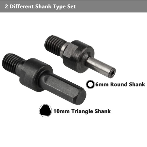 Drill Angle Grinder Adapter with Flange Nut Parts Set,3 Set Replacement Grinder Flange Nuts and Wrench Conversion Tool 1