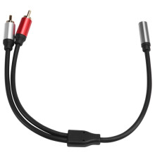 RCA Cable 2RCA Male to 3.5mm Female Audio Aux Cable 3.5mm Jack Rca Cable for MP3 Phone Home Theater DVD 2RCA Audio Cable