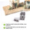 60 Packs Cinder Blocks 1/12 Scale  Bricks Concrete Miniature Bricks Tiny Landscaping Dollhouse Accessories 5