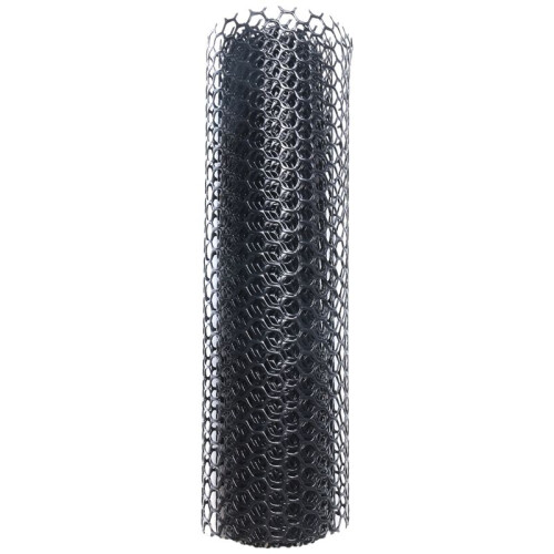 Reusable Plastic Chicken Wire Fence Mesh  Durable Hexagonal Mesh DIY Project for Home Garden Courtyard(Black) 2