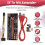VER018 PRO PCI-E Riser Card USB 3.0 Cable 018  PCI Express 1X To 16X Extender PCIe Adapter for BTC Mining(Red) 3