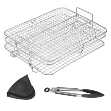 Air Fryer Rack for Foodi Grill XL Air Fryer, Multi-Layer Dehydrator Rack Toast Rack Air Fryer Accessories