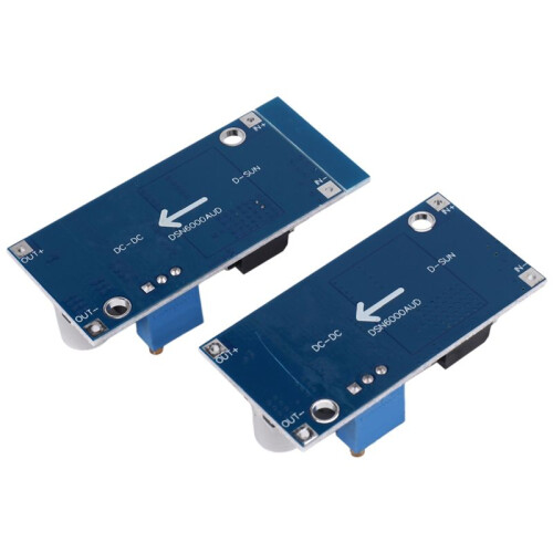 2Pcs Adjustable - Buck Boost Converter Automatic Wide Voltage Regulator XL6009 Voltage Module