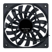 Wyciszenie 120Mm 12Cm Wentylator PWM Slim 12Mm, Nowy 120X120X12Mm 12V 0.25A 1400RPM Obudowa Komputera PC Podwozie Cooler Cichy