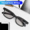 4Pcs Polarized Passive 3D Glasses for Cinema IMIX Screen 3