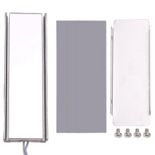 M.2 SSD Radiator HeatSink 5V 3PIN ARGB Solid State Hard Disk Cooler AURA Sync Aluminum Alloy Cooler for M.2 2280 Silver