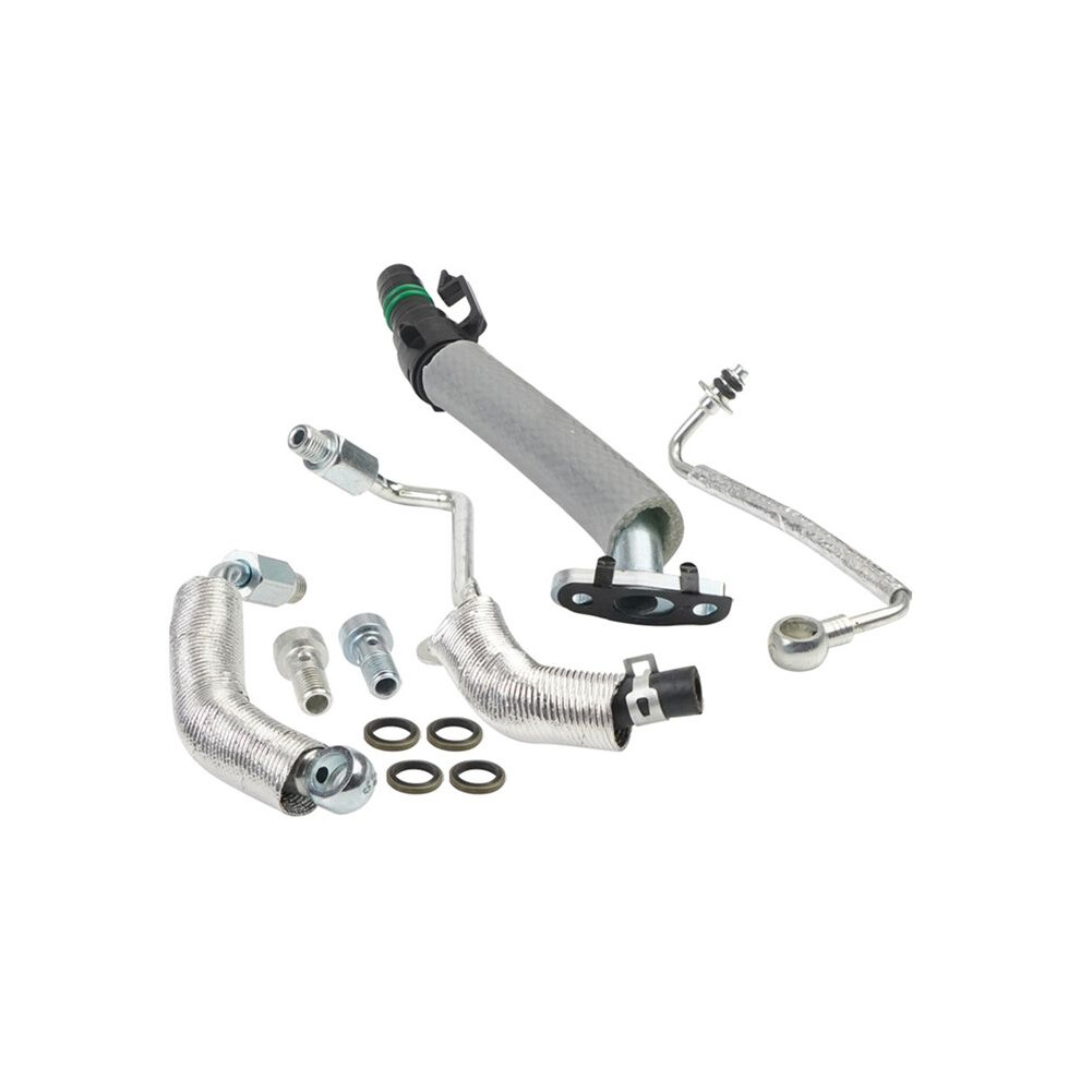 Turbo Oil Return Drain & Oil Feed Pipe Kit For Encore Chevy Cruze 1.4L L4, 55592600 25198546 25200947 55587854 6031845415678