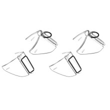 2 Pairs Safety Glasses Side Shield Eye Glasse Side Shield Anti-Slip Side Shield for Safety Glasses