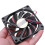 80mm 2 Pin Connector Cooling Fan Low Pressure for PC Computer Case CPU Cooler Radiator 5
