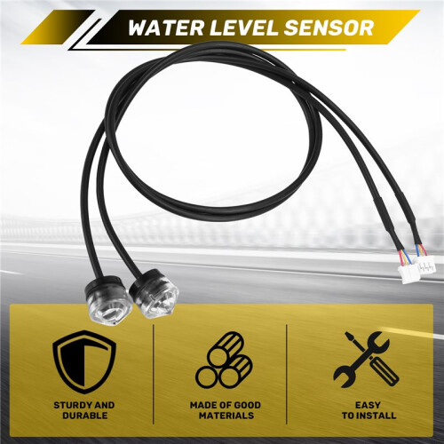2PCS FS-IR22 Single Point Water Level Sensor Photoelectric Liquid Level Sensor Wired Micro-Measurement Indicator 1