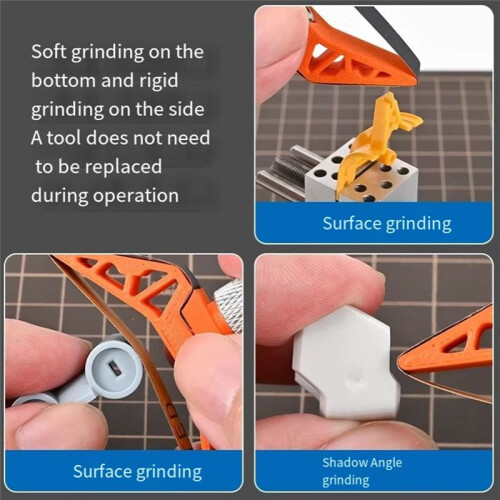 TS004 Handheld Multifunctional Sander Plastic Model Sanding Tools for Robots Model Building Tools DIY Accessories 2