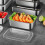 Square Disk with Cover Bake Tray Cake Tray Food Grade Rectangular Food Storage Box Container 6