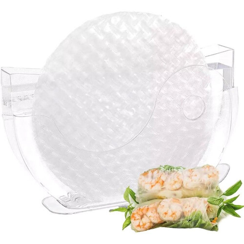 Rice Paper Packaging Container Spring Rolls Water Bowl Rice Paper Holder Vietnamese Pie Box Kitchen Tools 1