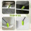 2set Caulking Tool,Seam Tools Set,Reusable Caulk Finishing Applicator Tool,Caulk Removal Tool for Kitchen,Bathroom,Joint 4