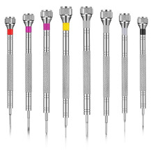 8 Pieces Precision Screwdriver, Jewelers Screwdriver Set, Watch Repair Screwdriver Set 0.6-1.6 mm, Micro-Screwdriver