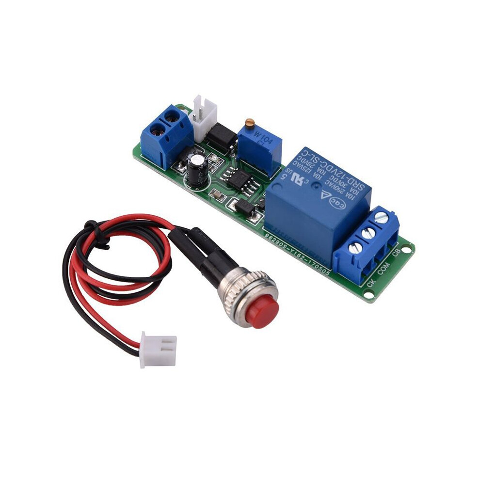 12V Adjustable Timer Delay Turn Off Module Timing Relay 1-10Sec Delay Off Module 6031863585520