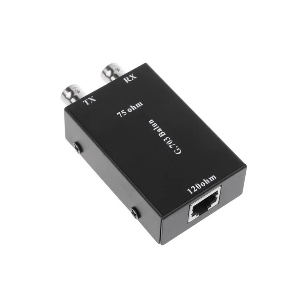 2.048Mbps G703 Coaxial Bnc To Rj45 Transmitter E1 Converter Balance To Unbalance 75 Ohm To 120 Ohm Impedance 6033826250339
