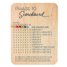 Phase 10 Score Board - Phase Ten Scorecard und Rundentracker Phase 10 Karten Spiel Score Sheets Klassische Brett- und Kartenspiele