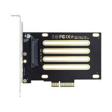 Kit SSD NVMe PCIe U.3 U3 da SFF-8639 A PCI-e 4.0 X4 Adattatore Host per Scheda Madre PM1735