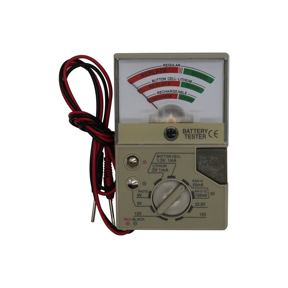 Battery Tester With Meter Electric Voltage Tester For Aa Aaa C D N Button Cell Batteries Battery Tester Checker 6033113271429