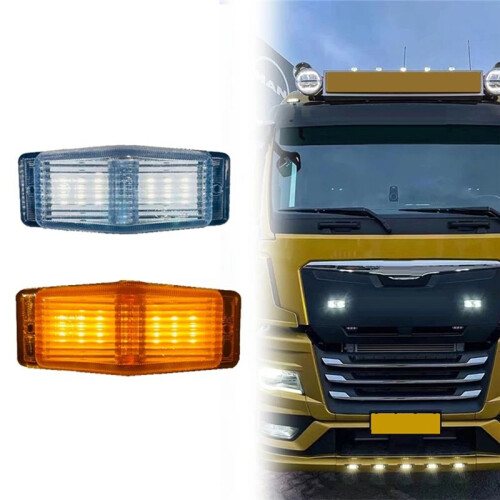 Front Grill Light LED  Lamp for     Truck Lorry Front Double Burner Indicator Lights A 2