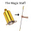 Portable Retractable Magic Wand, Professional Performance Cane, Magic Props, Retractable Stick, Stress Relief Toy 2