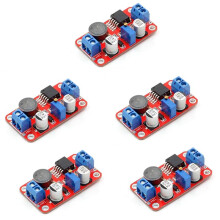 5peças XL6019 5A - Módulo de Potência de Reforço Ajustável Boost 5V 6V 12V 24V 3-35V A 5-40V Alta Corrente de Potência