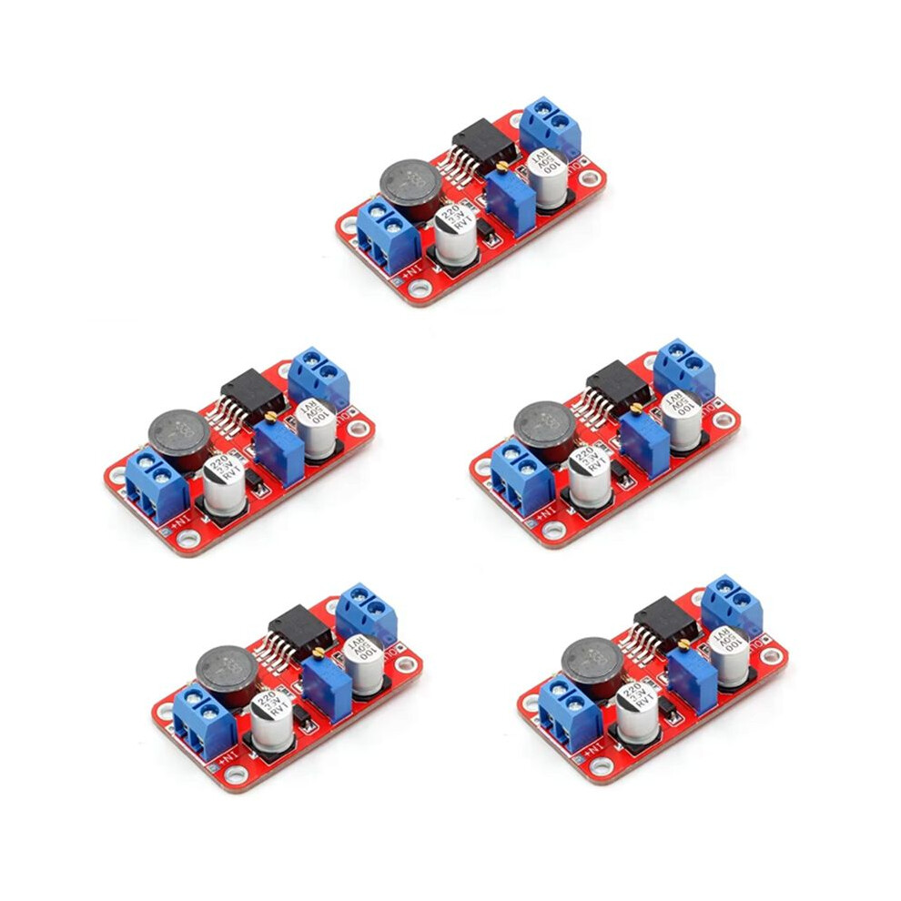 5Pcs Xl6019 5A - Adjustable Boost Power Module Boost 5V 6V 12V 24V 3-35V To 5-40V High Power Current 4713038410517
