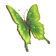Kit de Artesanato de Pintura de Arte em Esmalte Fino, Decoração de Borboleta 3D Feita À Mão, Bolsa de Material Artesanal Faça Você Mesmo B