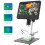 Microscópio Digital AD210 LCD Ajustável de 10,1 Polegadas para Ferramenta de Microscópio Eletrônico PCB/SMD 1080P Microscópio de Solda 5